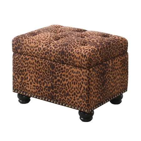Convenience Concepts Designs4 Comfort 5th Avenue Storage Ottoman 163010FLEP